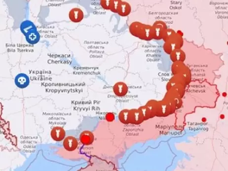 Карта боевых действий в Украине: 13.05.2024